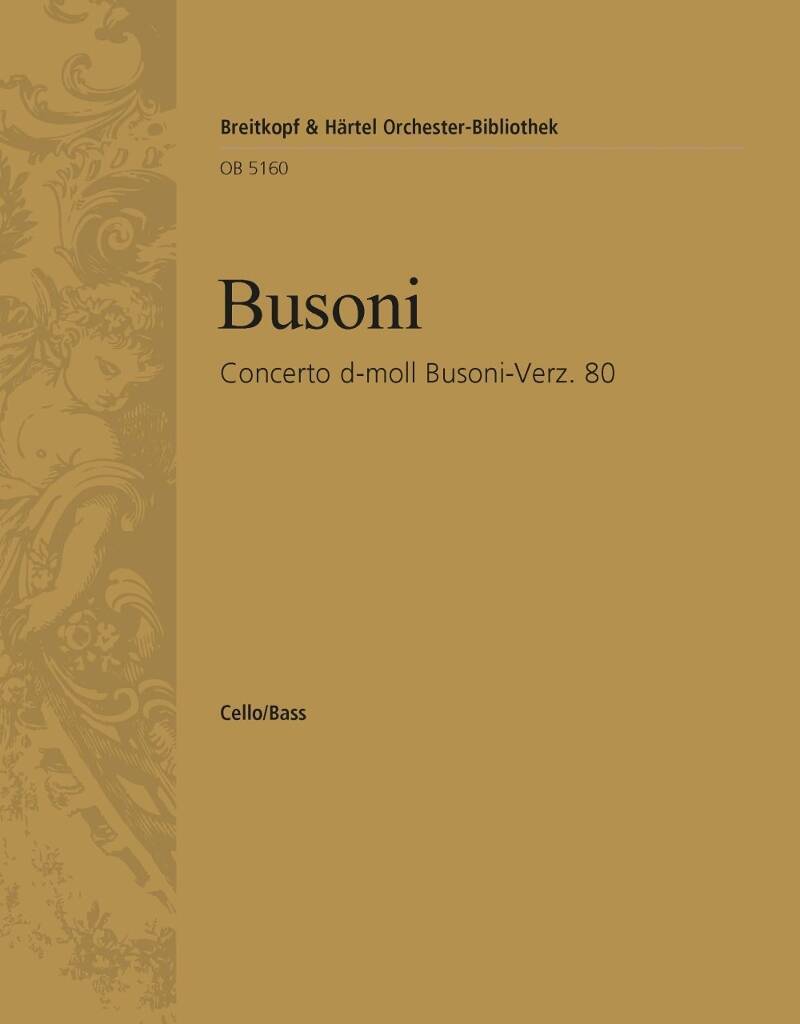 Knjiga CONCERTO D-MOLL BUSONI-VER. 80 FERRUCCIO BUSONI