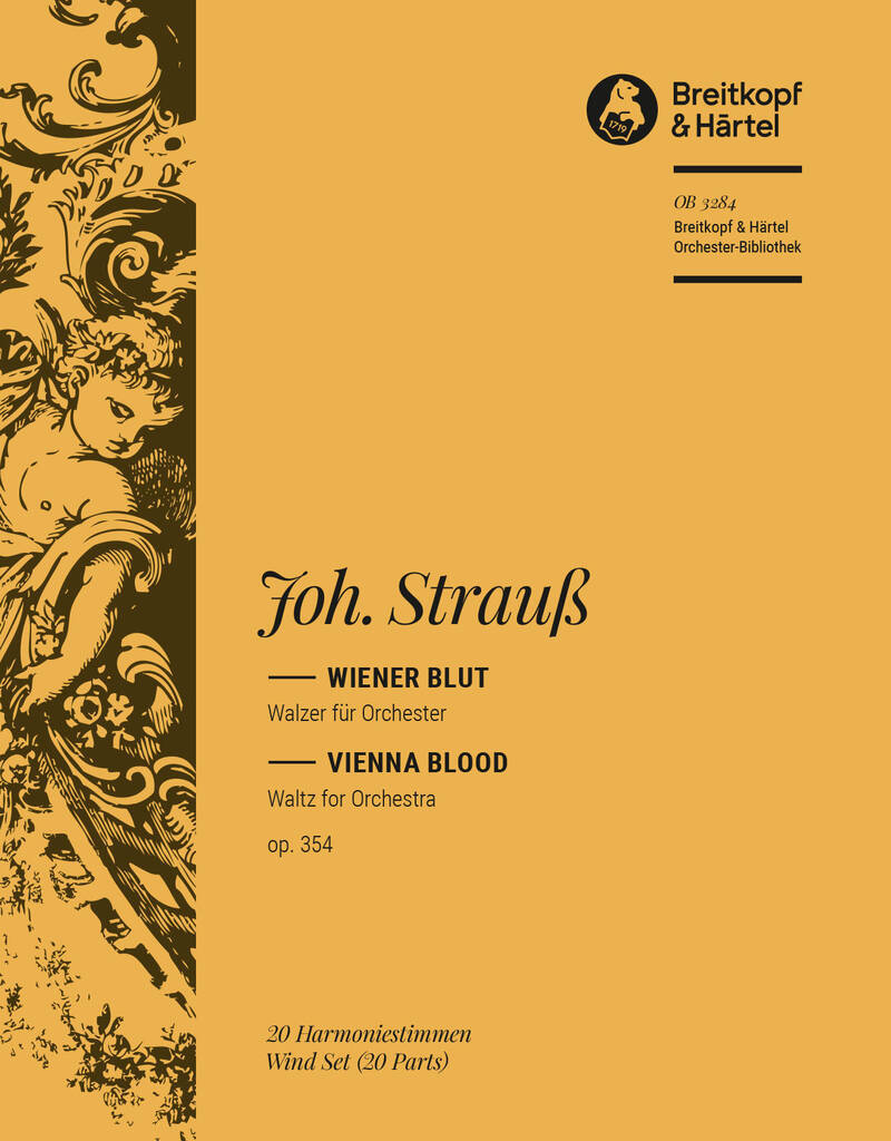 Βιβλίο WIENER BLUT OP. 354 ORCHESTRE JOHANN STRAUSS