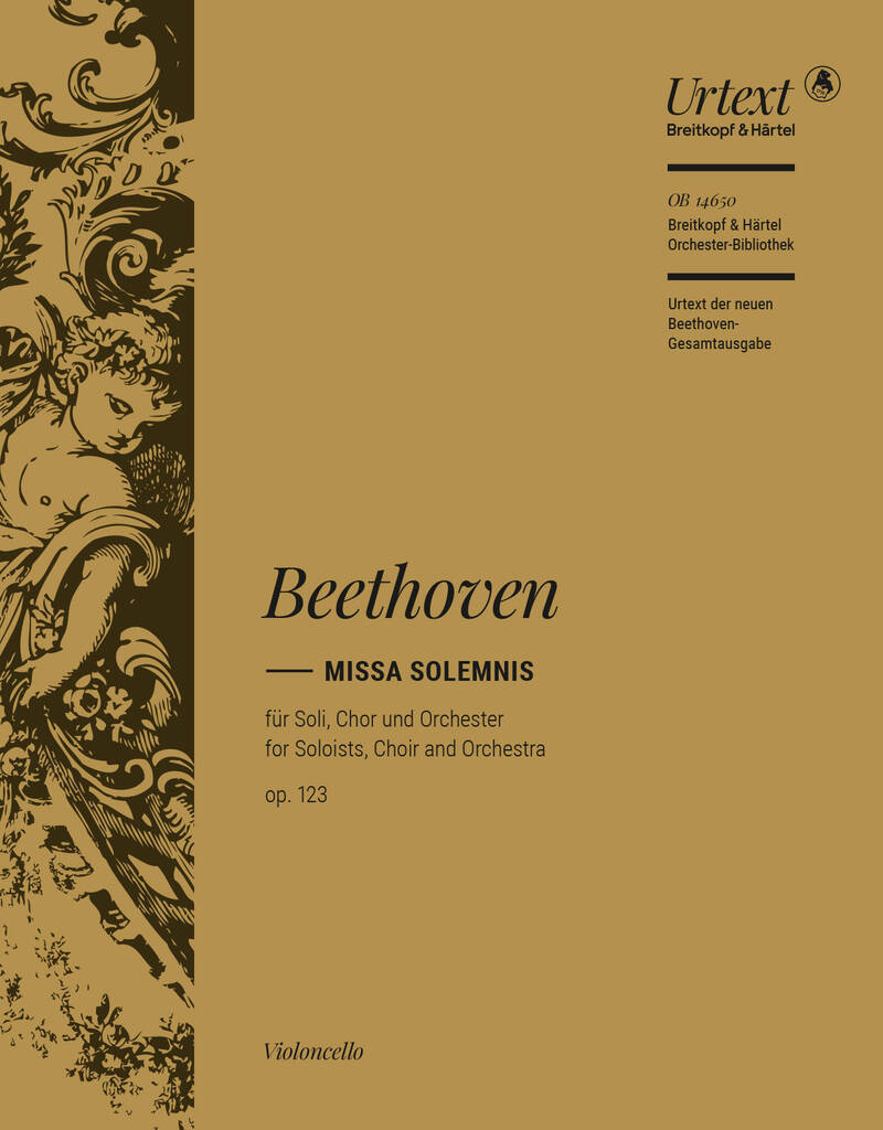 Knjiga MISSA SOLEMNIS D-DUR OP. 123 LUDWIG VAN BEETHOVEN
