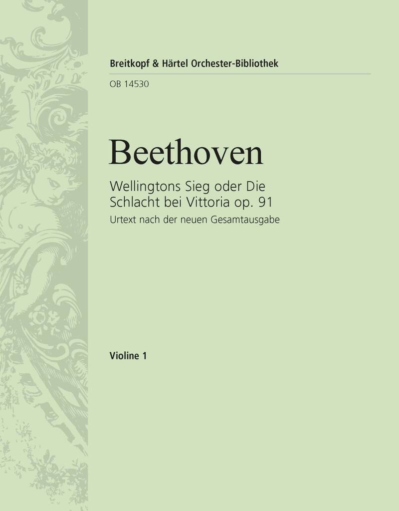 Knjiga WELLINGTONS SIEG OP. 91 ORCHESTRE LUDWIG VAN BEETHOVEN