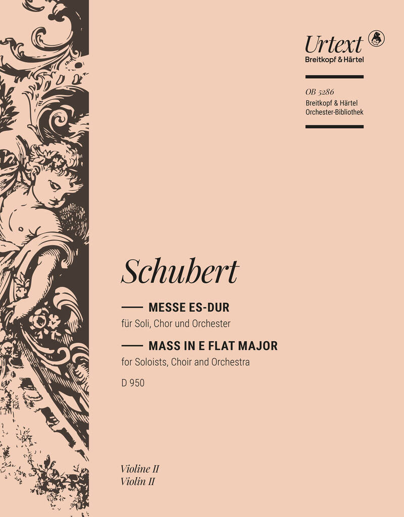 Knjiga MESSE ES-DUR D 950 FRANZ SCHUBERT