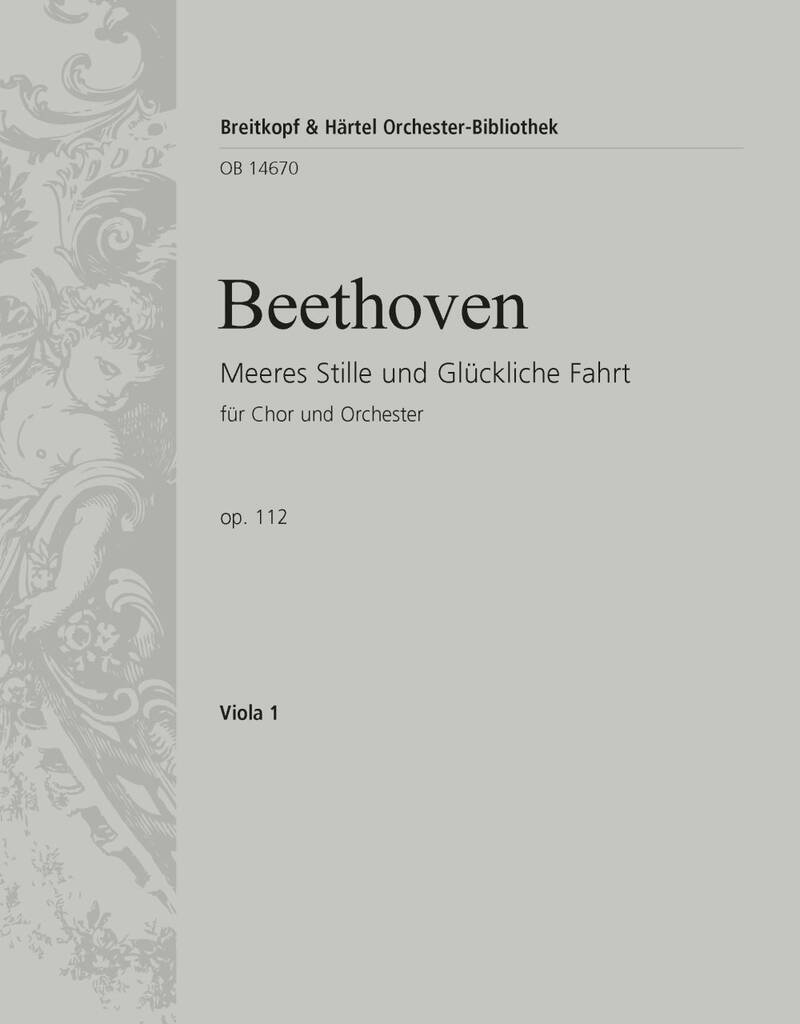 Knjiga MEERES STILLE OP. 112 LUDWIG VAN BEETHOVEN