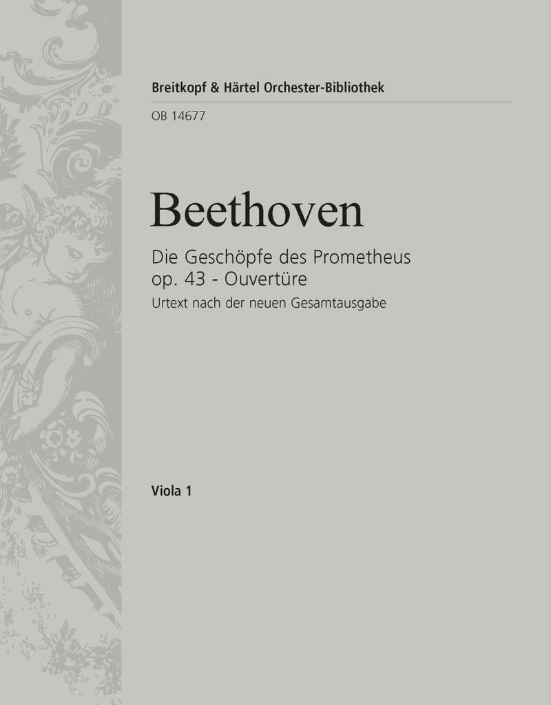 Knjiga PROMETHEUS OP. 43. OUVERTURE ORCHESTRE LUDWIG VAN BEETHOVEN