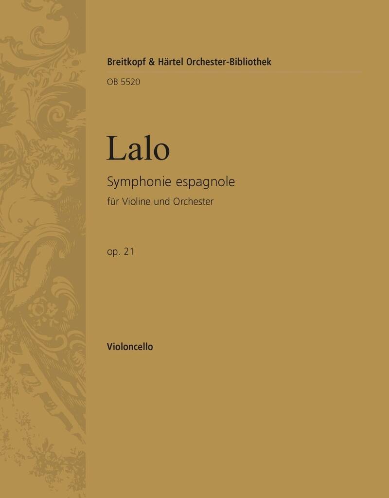 Kniha SYMPHONIE ESPAGNOLE OP. 21 EDOUARD LALO