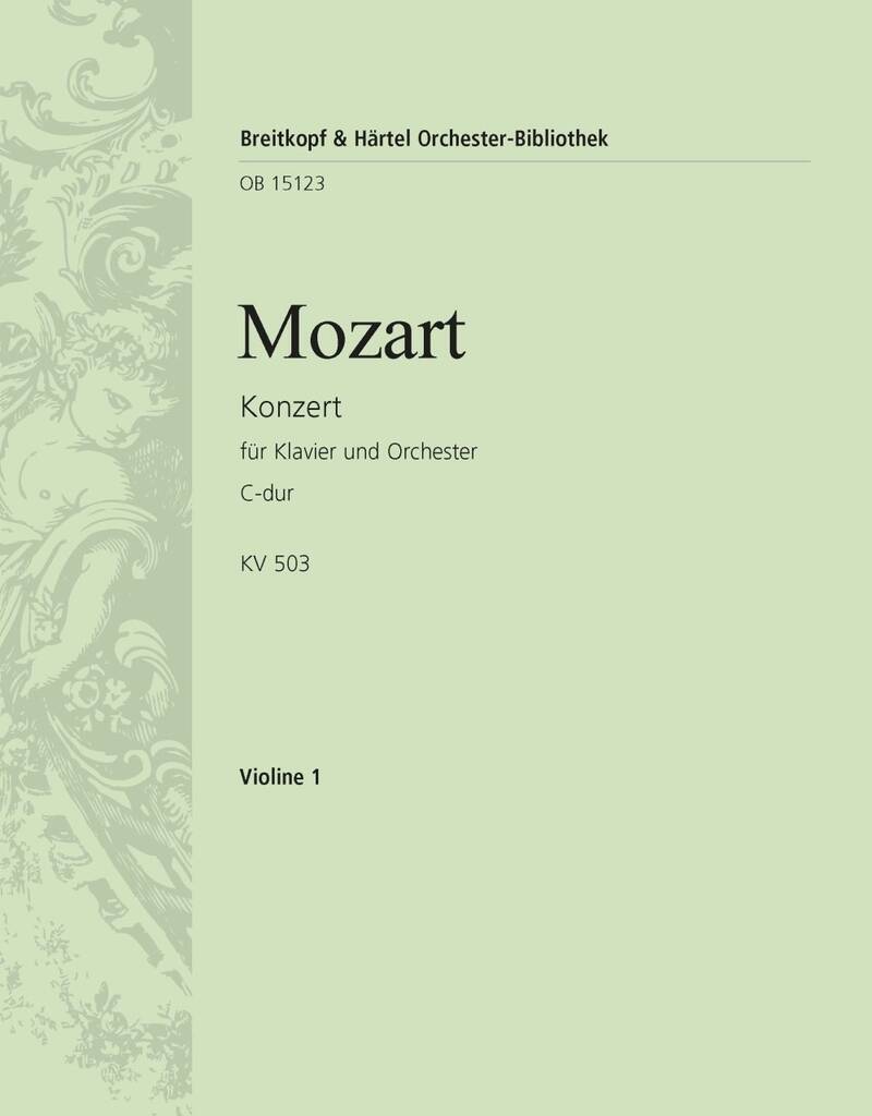Knjiga KLAVIERKONZERT C-DUR KV 503 (NR.25) WOLFGANG AMADEUS MOZ