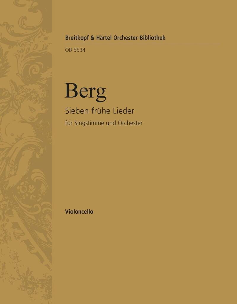 Boek 7 FRUHE LIEDER ALBAN BERG