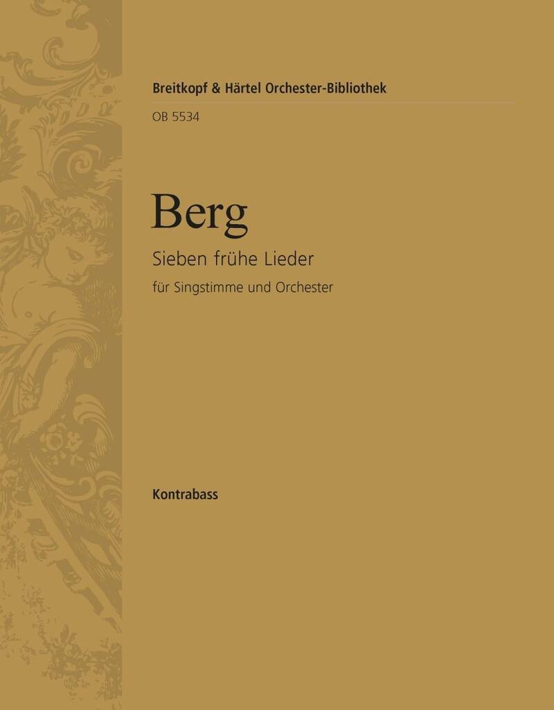 Kniha 7 FRUHE LIEDER ALBAN BERG