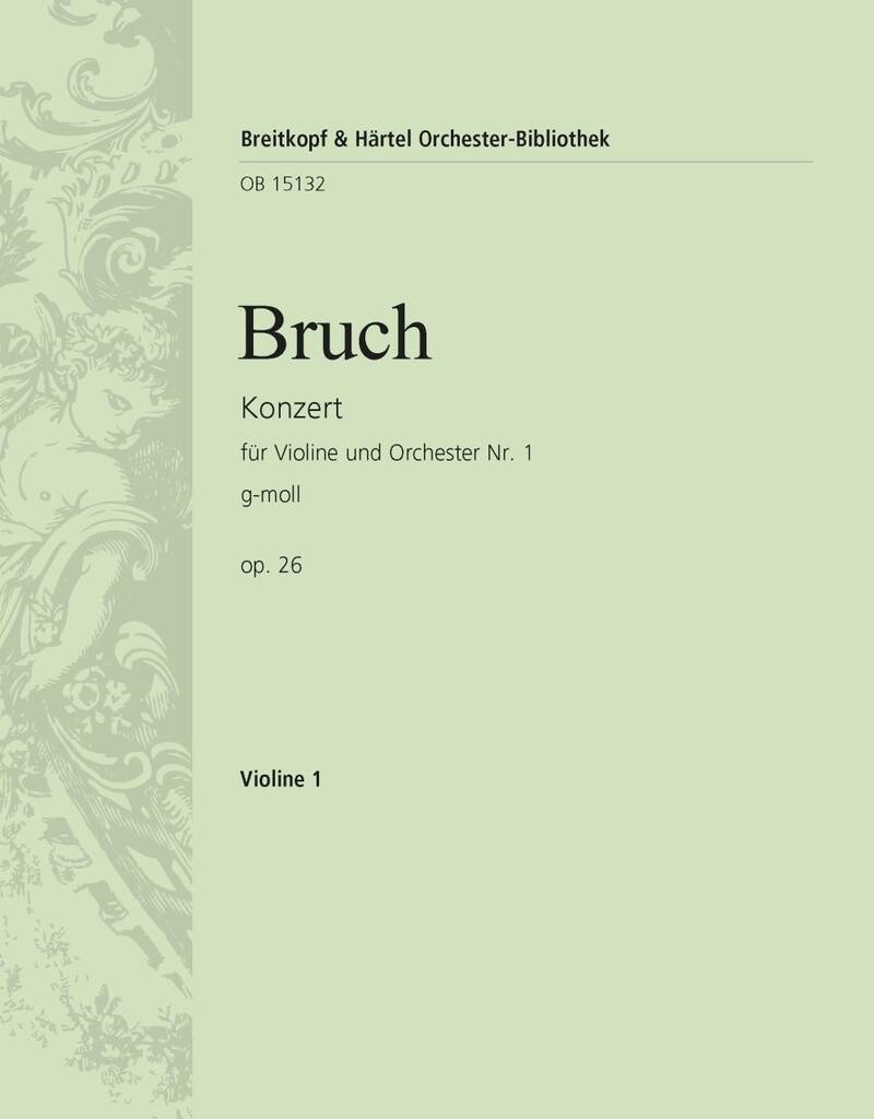 Boek KONZERT FUR VIOLINE UND ORCHESTER NR. 1 OP. 26 MAX BRUCH