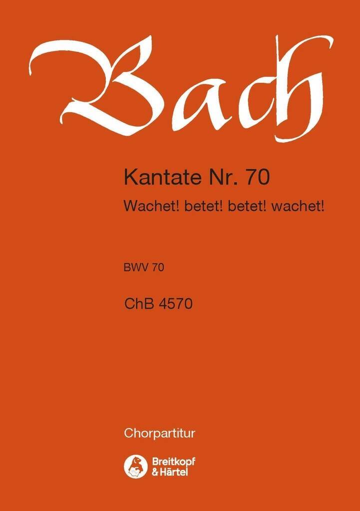 Knjiga KANTATE 70 WACHET! BETET! JOHANN SEBASTIAN BAC