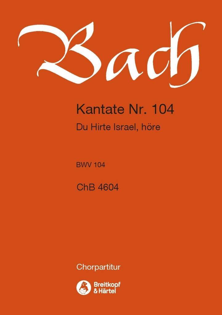 Knjiga KANTATE 104 CHANT JOHANN SEBASTIAN BAC