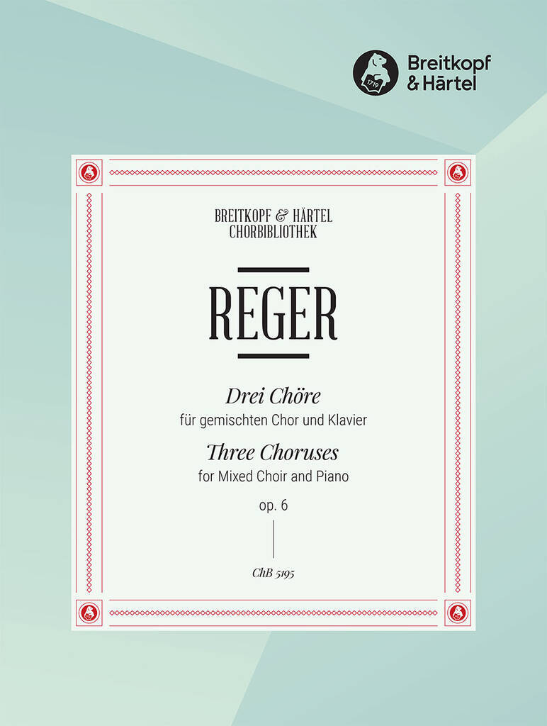 Knjiga CHORE(3) OP.6 MAX REGER