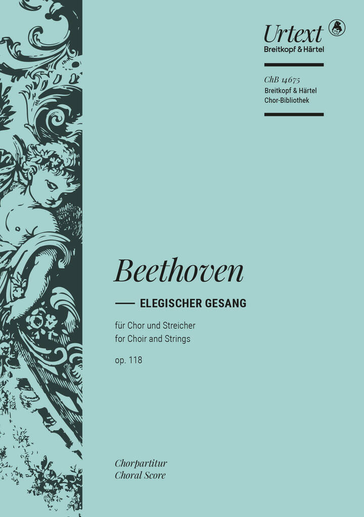 Knjiga ELEGISCHER GESANG OP. 118 LUDWIG VAN BEETHOVEN
