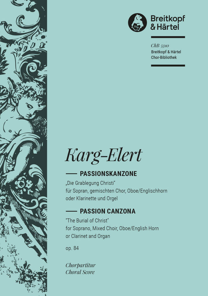 Boek PASSIONSKANZONE OP. 84 SIGFRID KARG-ELERT
