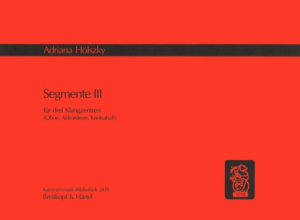 Knjiga SEGMENTE III ADRIANA HOLSZKY