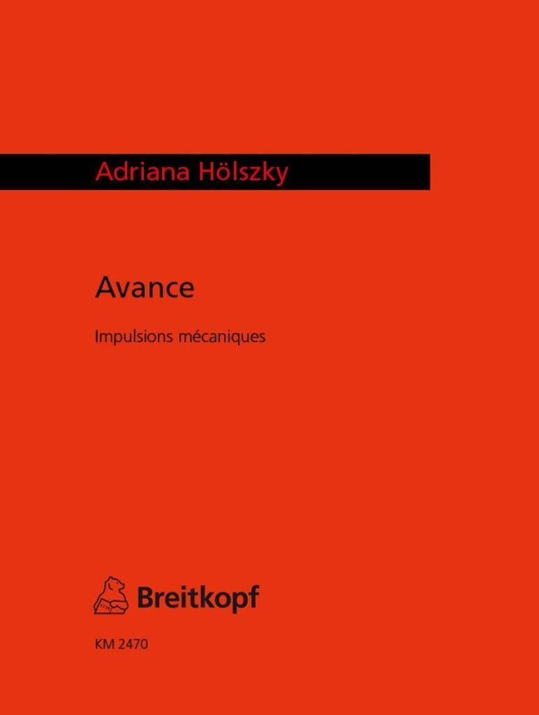 Boek AVANCE. IMPULSIONS MECANIQUES ADRIANA HOLSZKY
