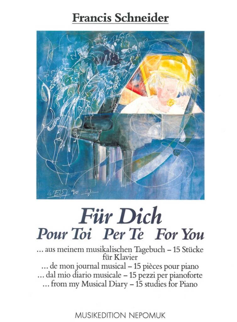 Book FUR DICH PIANO FRANCIS SCHNEIDER