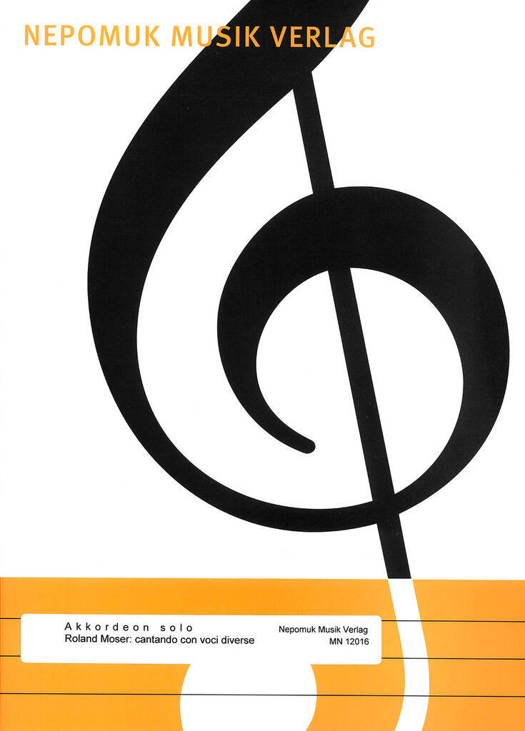 Buch CANTANDO CON VOCI DIVERSE ACCORDEON ROLAND MOSER