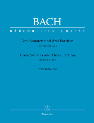 Книга 3 SONATES ET 3 PARTITAS / THREE SONATAS AND THREE PARTITAS BWV 1001-1006 - VIOLON SEUL J.S.BACH