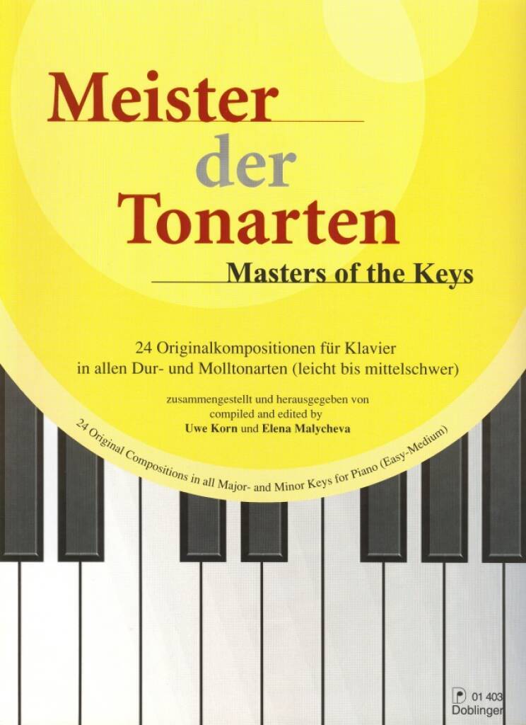 Knjiga MEISTER DER TONARTEN PIANO UWE KORN_ELENA MALYC