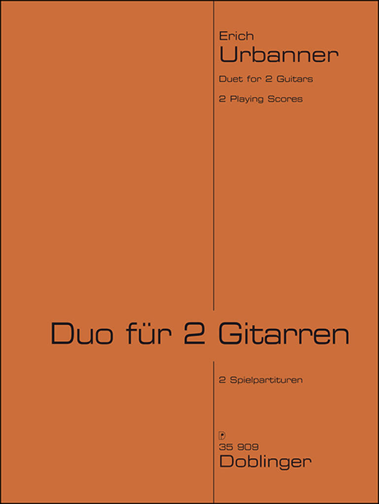 Knjiga DUO FUR 2 GITARREN ERICH URBANNER