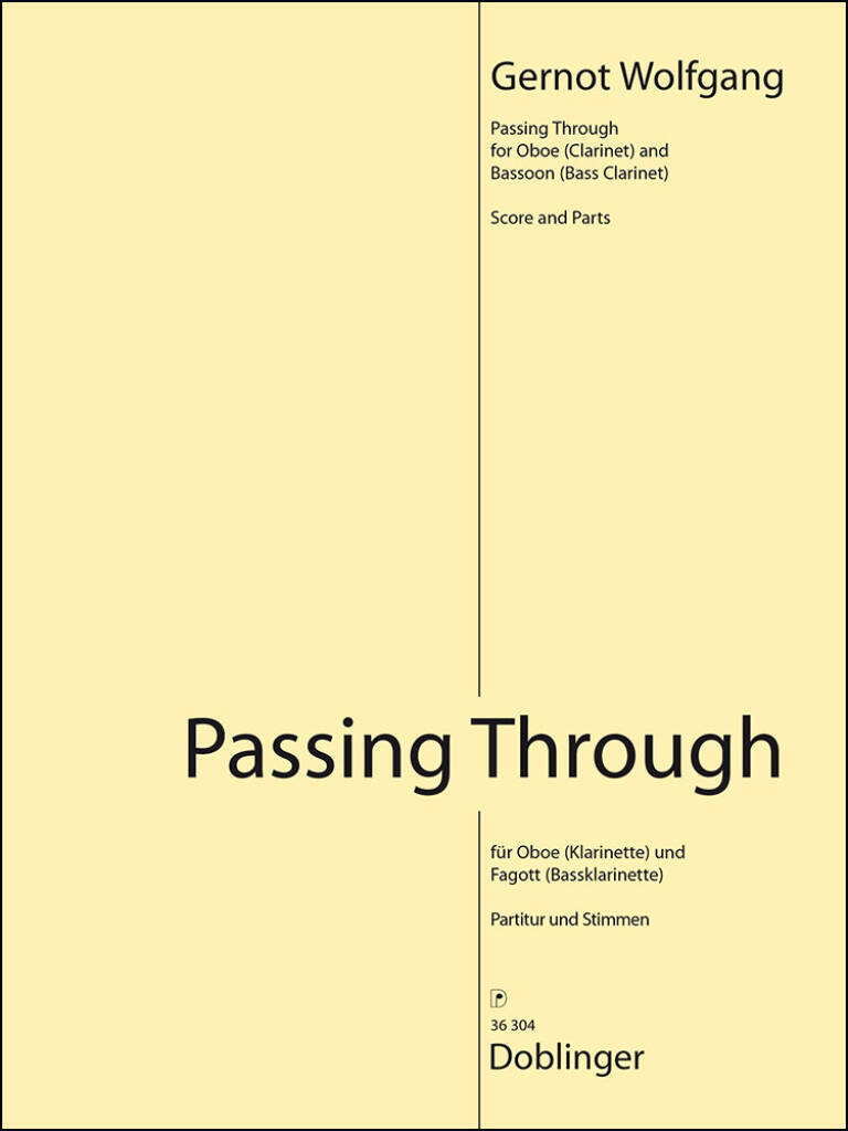 Book PASSING THROUGH -PARTITION+PARTIES SEPAREES GERNOT WOLFGANG