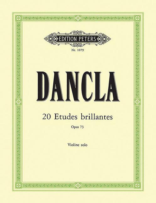 Βιβλίο ETUDES BRILLANTES OP.73  VIOLON CHARLES DANCLA