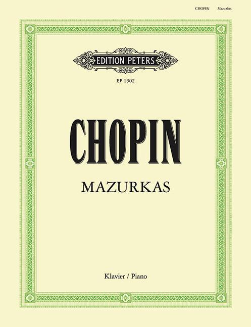 Książka MAZURKAS PIANO FREDERIC CHOPIN