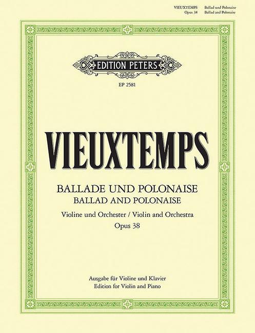 Book BALLADE & POLONAISE OP.38  ALTO HENRI VIEUXTEMPS