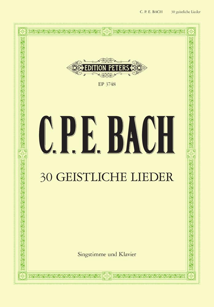 Tiskani izdelki 30 SACRED SONGS CHANT CARL PHILIPP EMANUEL