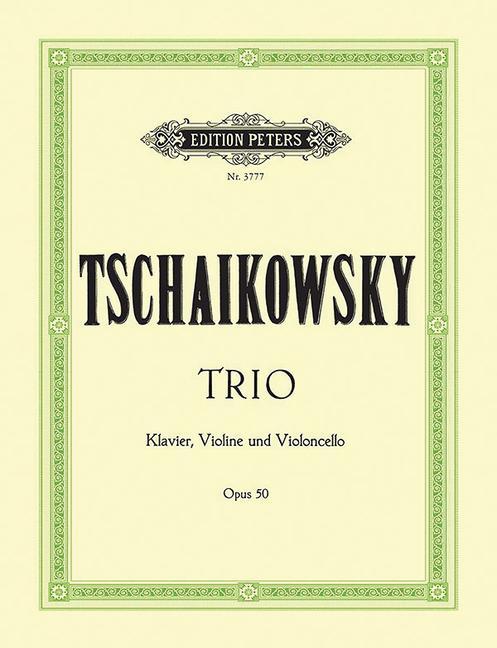 Knjiga TRIO OP.50  +CD PYOTR ILYICH TCHAIKO