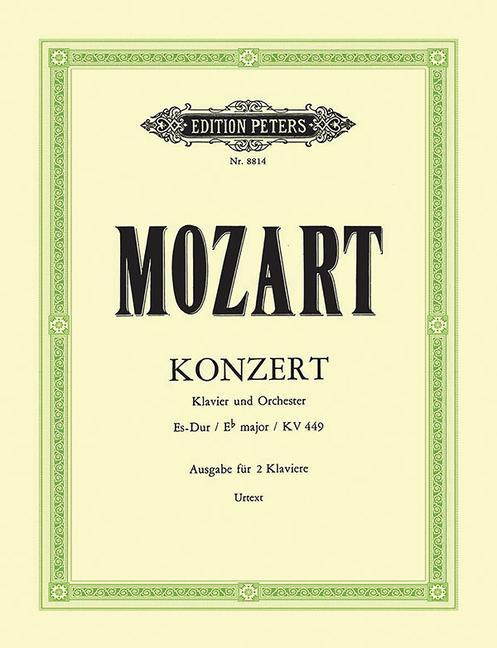 Knjiga CONCERTO NO.14 IN E FLAT K449 PIANO WOLFGANG AMADEUS MOZ