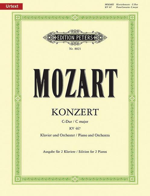 Kniha CONCERT 21 C KV467  PIANO WOLFGANG AMADEUS MOZ