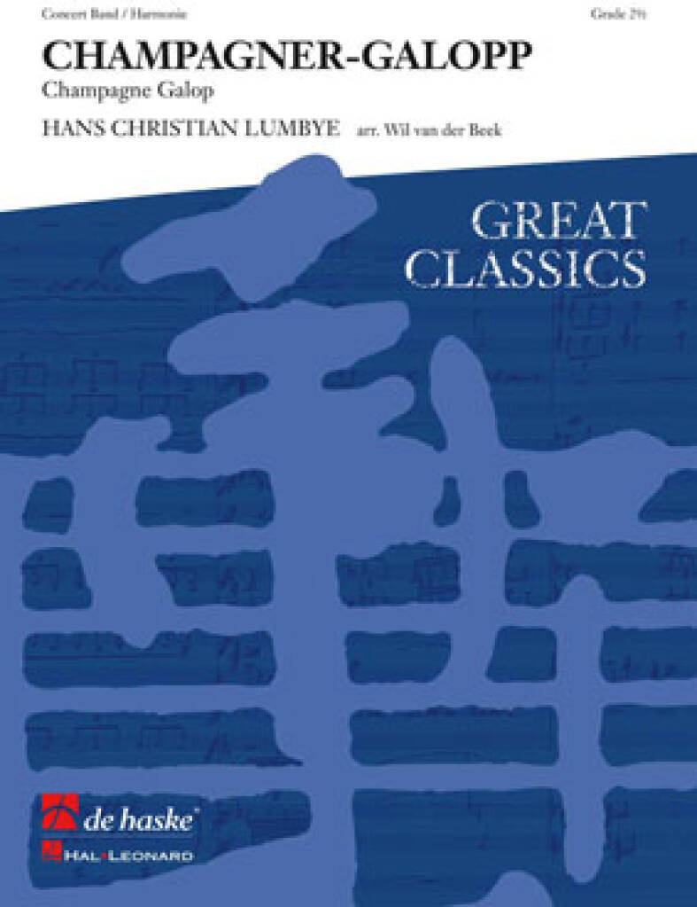 Knjiga CHAMPAGNER-GALOPP CONCERT BAND/HARMONIE HANS CHRISTIAN LUMBY