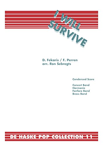 Könyv I WILL SURVIVE CONCERT BAND/HARMONIE/FANFARE/ENSEMBLE DE CUIVRES D. FEKARIS_F. PERREN