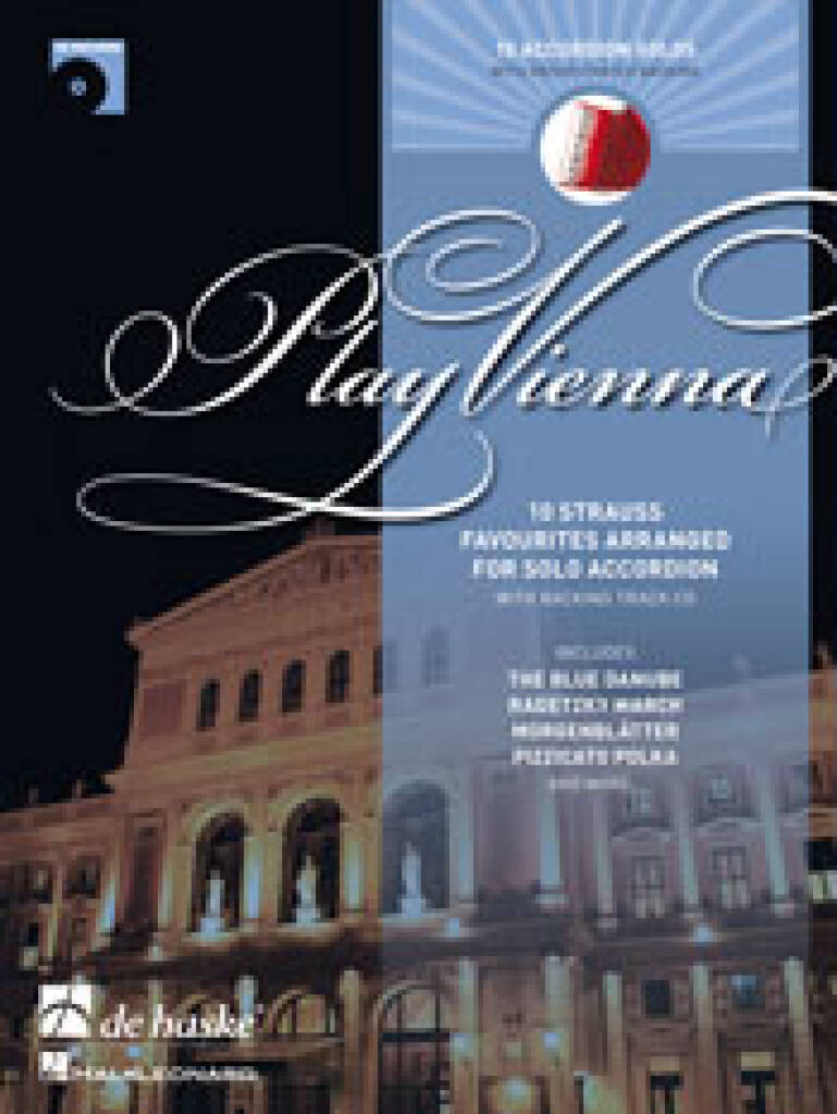 Βιβλίο PLAY VIENNA! - ACCORDION ACCORDEON +CD JOHANN STRAUSS JR.
