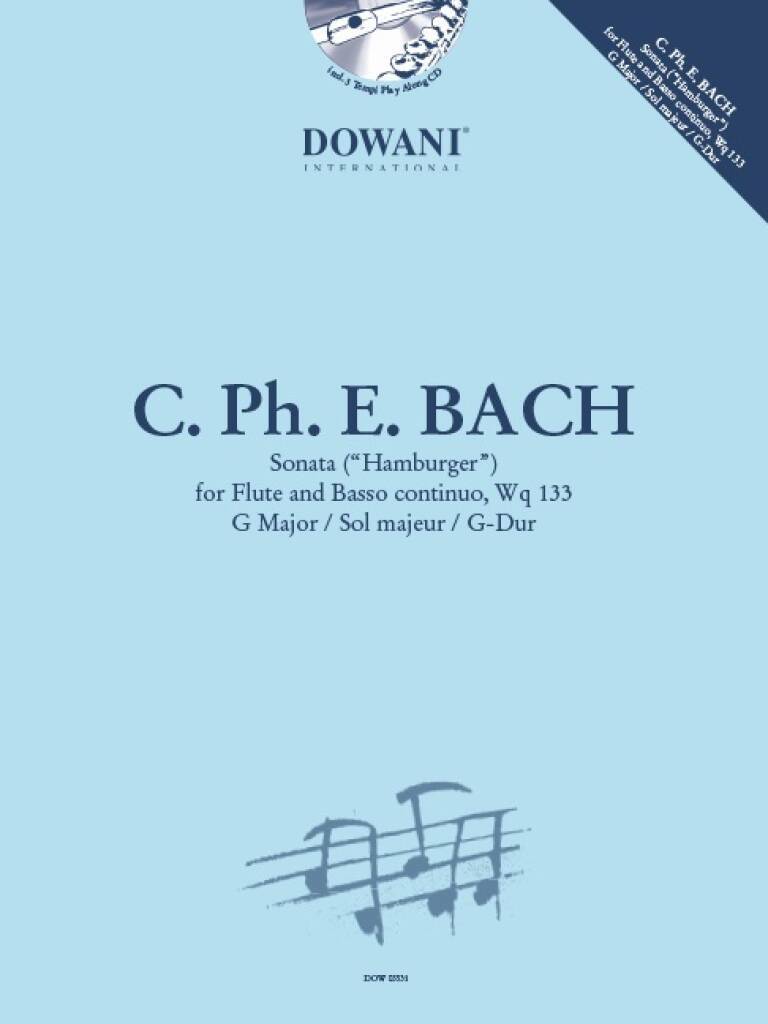 Knjiga SONATA ("HAMBURGER")  +CD CARL PHILIPP EMANUEL