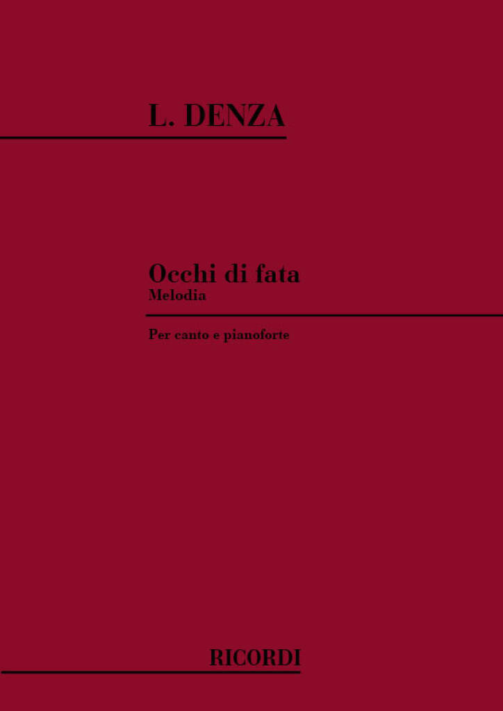 Książka OCCHI DI FATA CHANT LUIGI DENZA