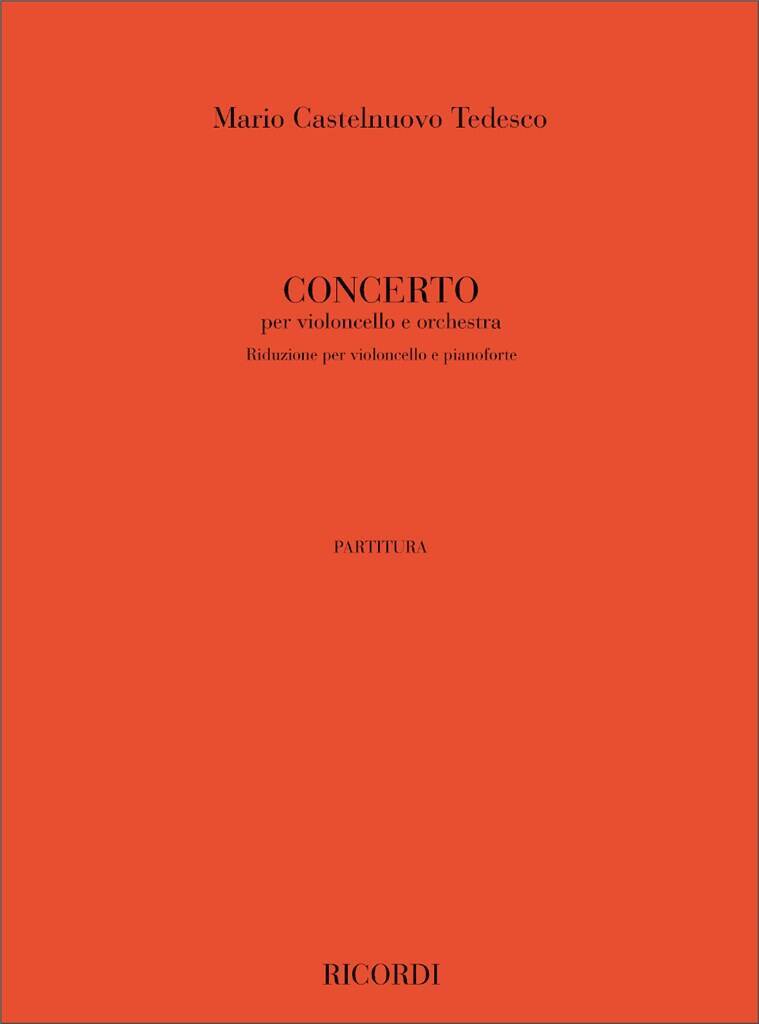 Knjiga CONCERTO PER VIOLONCELLO E ORCHESTRA VIOLONCELLE MARIO CASTELNUOVO-TE