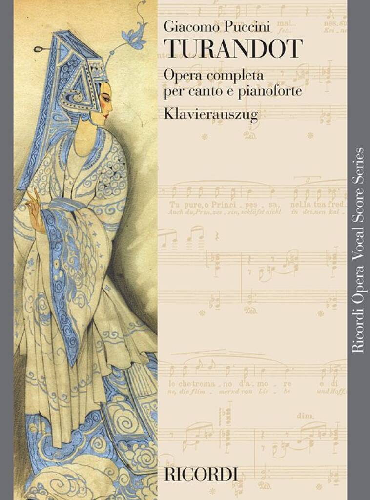 Knjiga TURANDOT CHANT GIACOMO PUCCINI