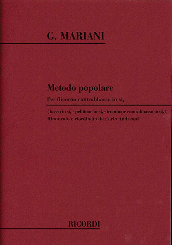 Boek METODO POPOLARE GIUSEPPE MARIANI