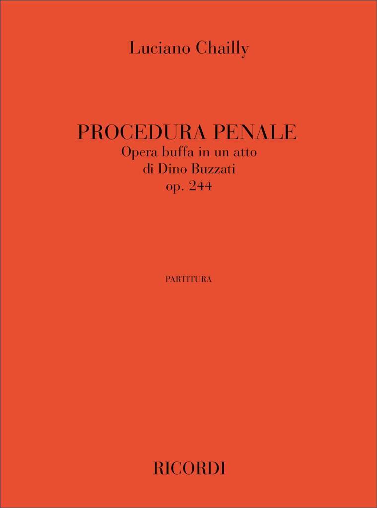 Boek PROCEDURA PENALE LUCIANO CHAILLY
