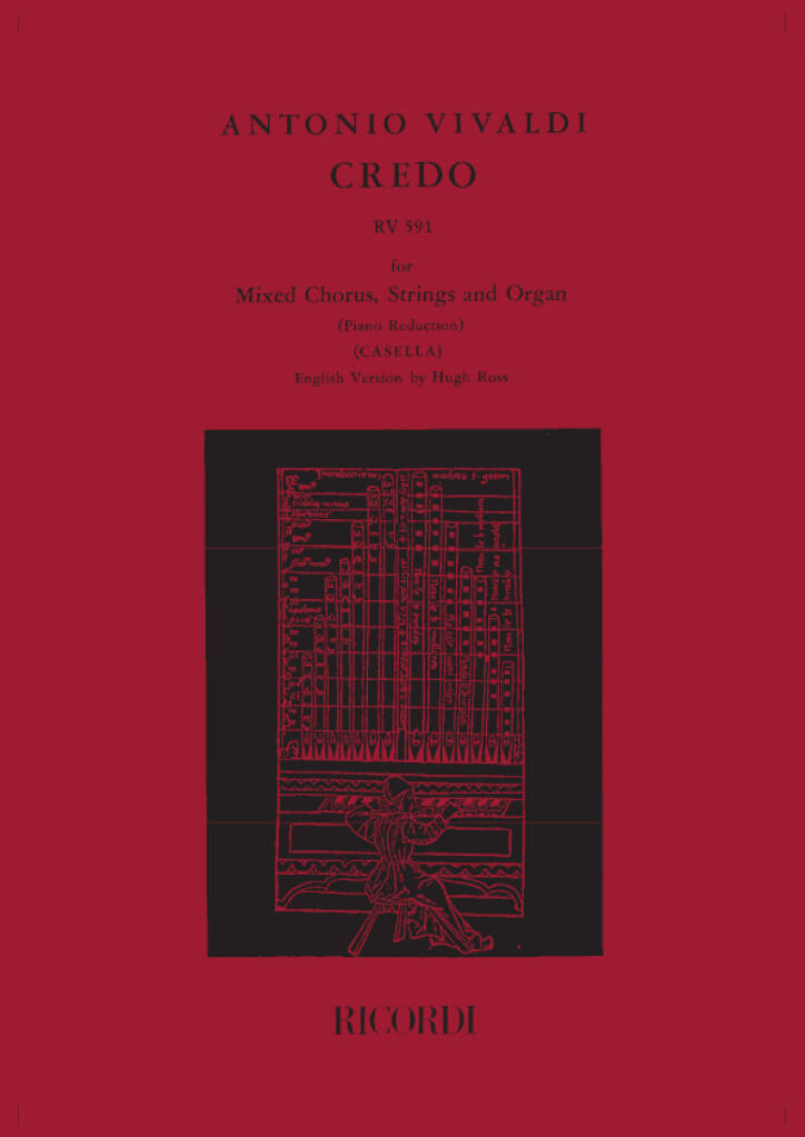 Knjiga CREDO RV 591 ANTONIO VIVALDI