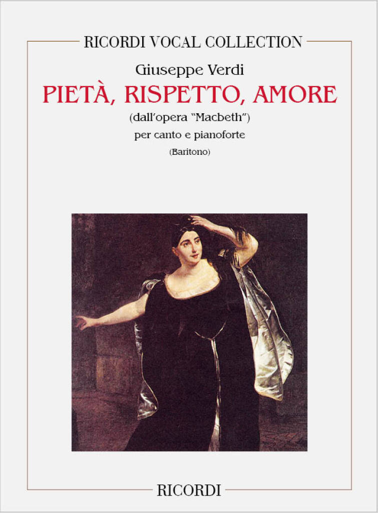 Knjiga PIETA', RISPETTO, AMORE FROM MACBETH GIUSEPPE VERDI