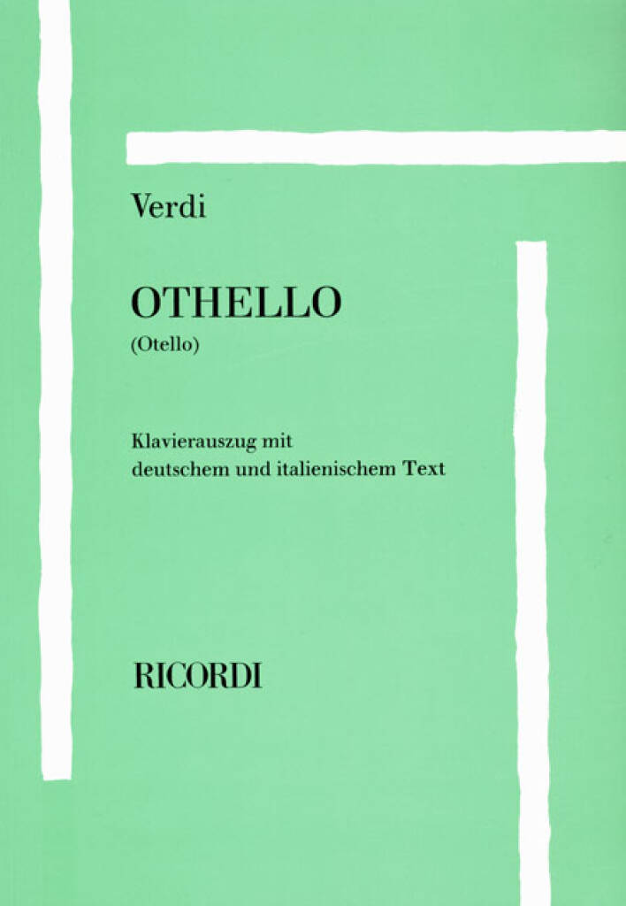 Knjiga OTHELLO GIUSEPPE VERDI