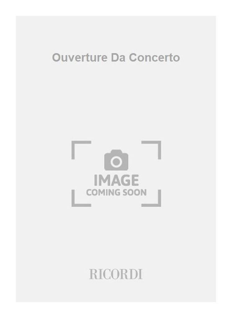 Book OUVERTURE DA CONCERTO ORCHESTRE EDOARDO FARINA