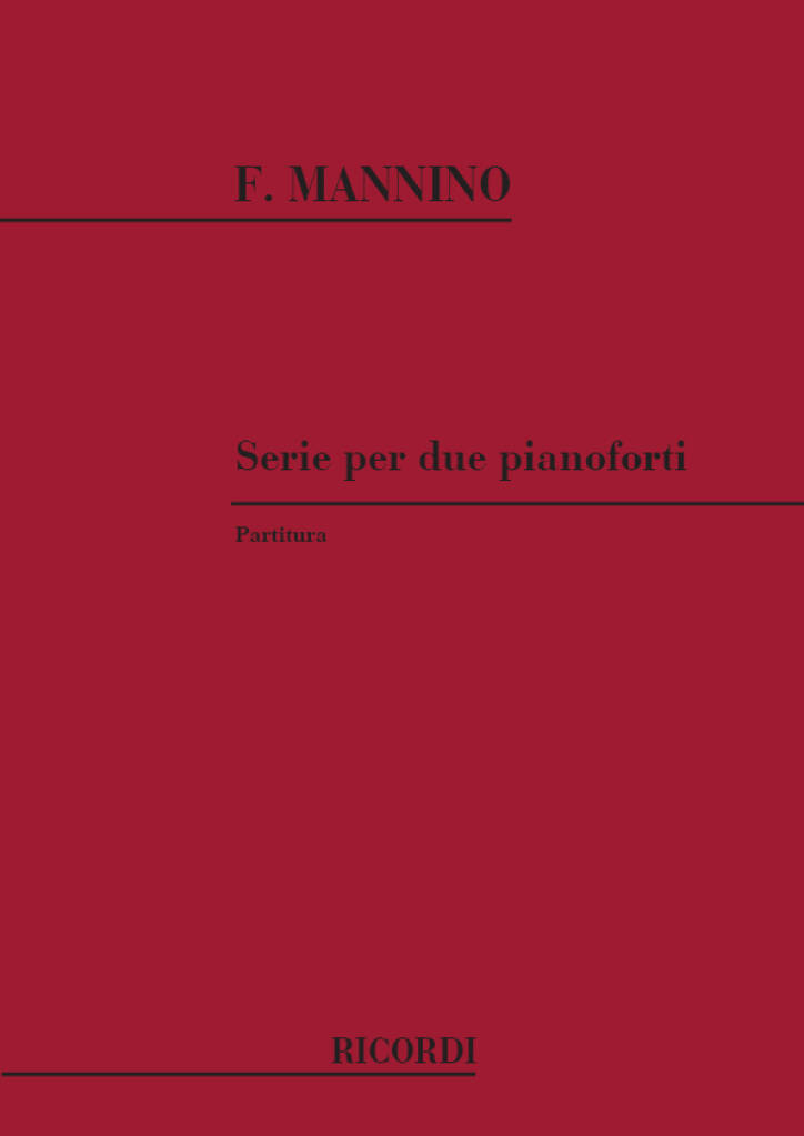 Boek SERIE PIANO FRANCO MANNINO