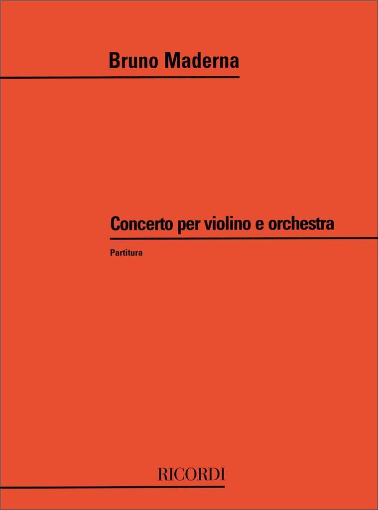 Knjiga CONCERTO BRUNO MADERNA