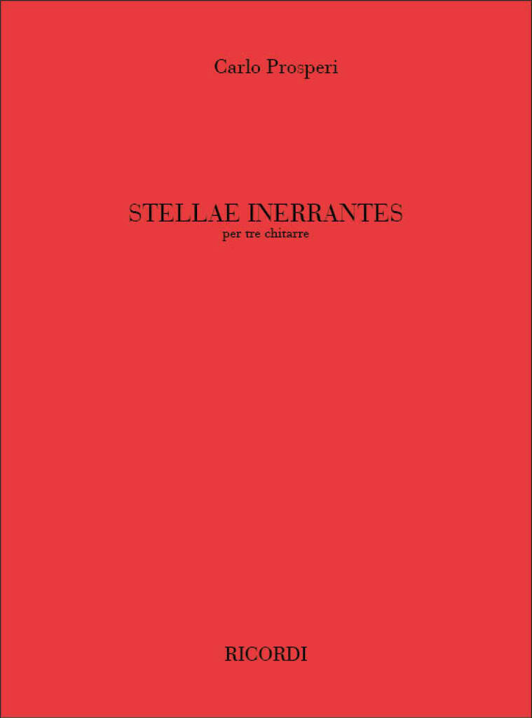 Buch STELLAE INERRANTES CARLO PROSPERI