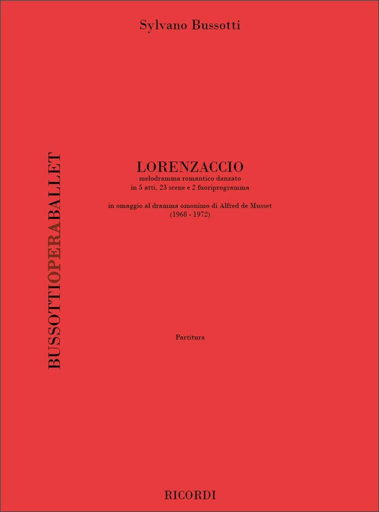 Knjiga LORENZACCIO SYLVANO BUSSOTTI