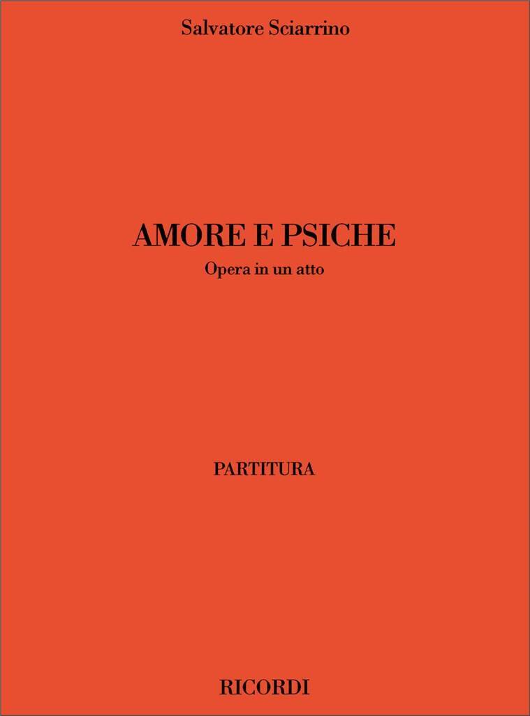 Book AMORE E PSICHE SALVATORE SCIARRINO